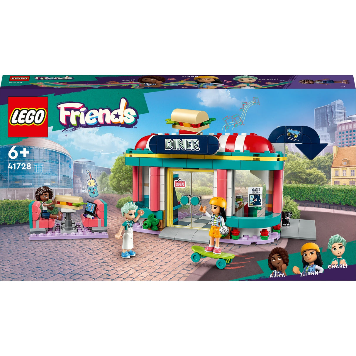 Lego friends - heartlake restaurant i byen byggelegetøj (41728)