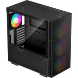 Deepcool CH560 MIDI Tower-hus (sort | 1x USB-A | 1x USB-C | RGB | vindue)