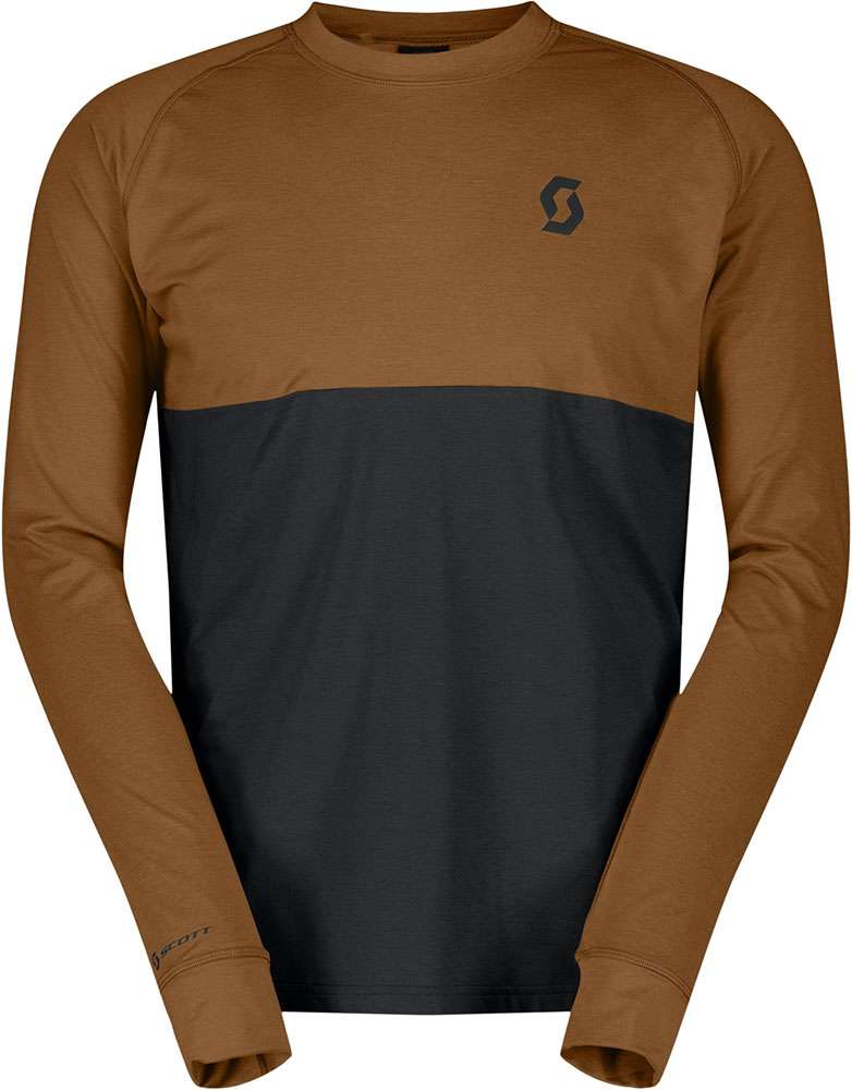 Scott trail storm warm light - mtb langærmet jersey