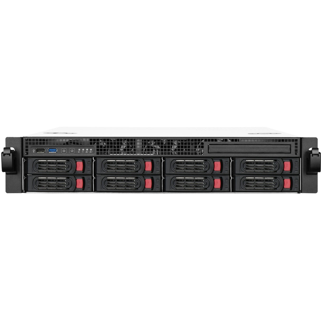 Silverstone RM21-308 rackhus (sort | 1x USB-A 2.0 | 1x USB-A 3.2 (5 Gbit s))