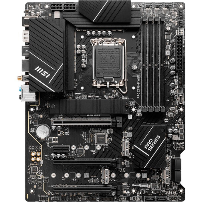 Msi Pro Z790-P WiFi Socket 1700 bundkort (sort, RAID, 2,5 GB-LAN, WiFi 6e, BT, lyd, ATX)
