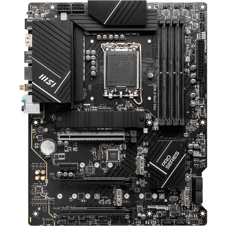 Msi Pro Z790-P WiFi Socket 1700 bundkort (sort, RAID, 2,5 GB-LAN, WiFi 6e, BT, lyd, ATX)