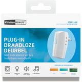 Klikaanklikuit acdb-8000c - dørklokke klokkespil netstrøm - hvid