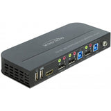 Delock displayport 1,4 kvm switch 8k 30hz med USB 3.0 og audio kvm switch
