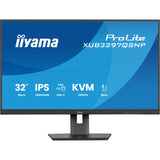 Iiyama prolite xub3297qsnp-b1 32 skærm (sort, HDMI, 2x skærmport, 2x USB-A, 2x USB-C, RJ-45)