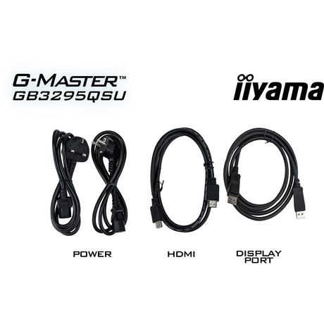 Iiyama G-Master Red Eagle GB3272QSU-B1 31.5 gaming-skærm (sort (mat), 180 Hz, HDMI, DisplayPort, USB, lyd)