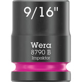Wera 9608 hætte magnetisk strimmel b imperial imperial 1 topnøgle (sort grøn, 9 styk)