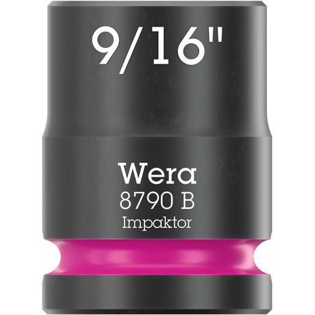 Wera 9608 hætte magnetisk strimmel b imperial imperial 1 topnøgle (sort grøn, 9 styk)