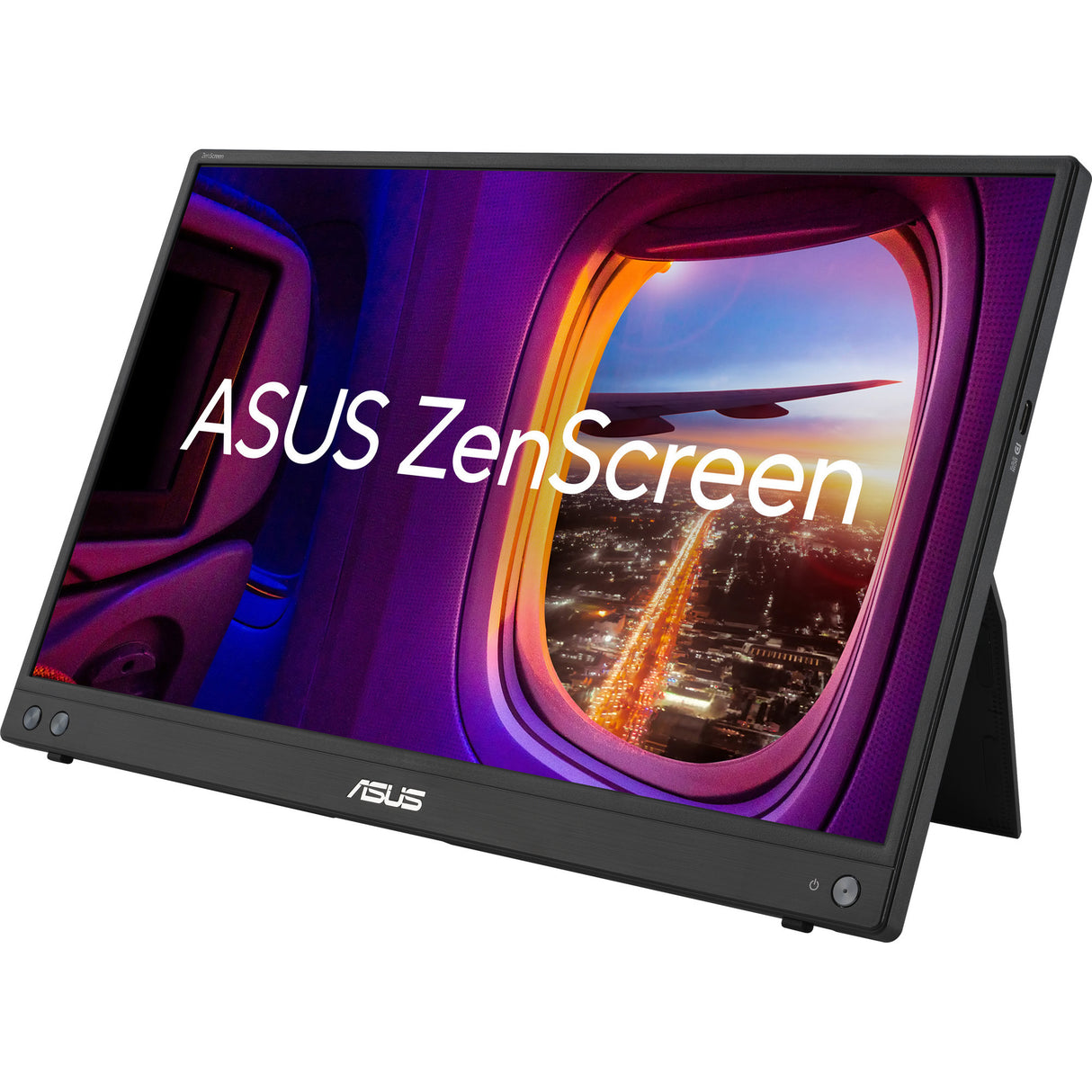 Asus Zenscreen MB16AHV 15.6 skærm (sort, mini HDMI, 2x USB-C)