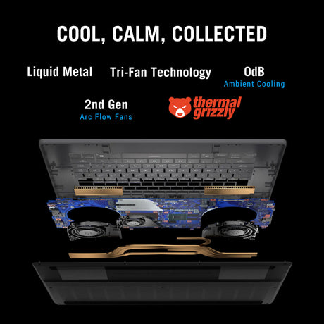 Asus rog zephyrus g16 gu605cp-qr103w 16 gaming laptop (grijs | core ultra 9 285h | rtx 5070 | 32 gb | 2 tb ssd)