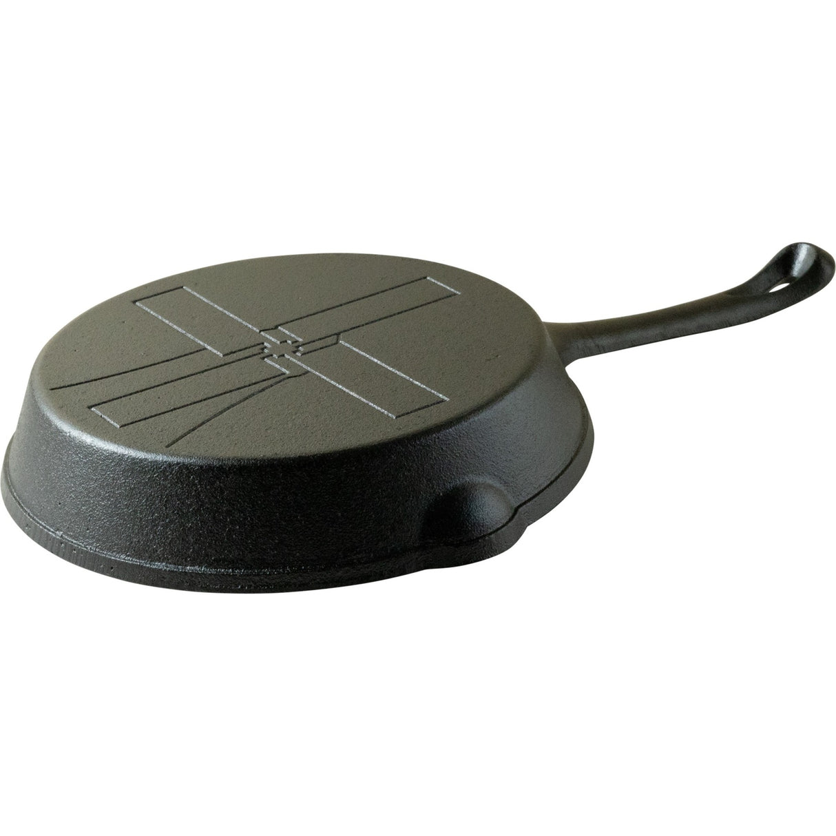 Vindmøllepande m bradepande (sort, ø 21 cm)