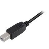 Sharkoon USB-A 2.0 > USB-B-kabel (sort, 2 meter)