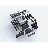 Silverstone rm61-312, rack, serverkabinet (sort | 6u)