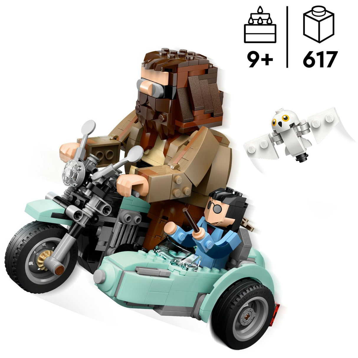 Lego Harry Potter™ Hagrid™ og Harrys magiske motorcykeltur - 76443