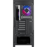 Silverstone lucid 05 mini tårnhus (sort | 2x USB-A | 1x USB-C | RGB | hærdet glas)