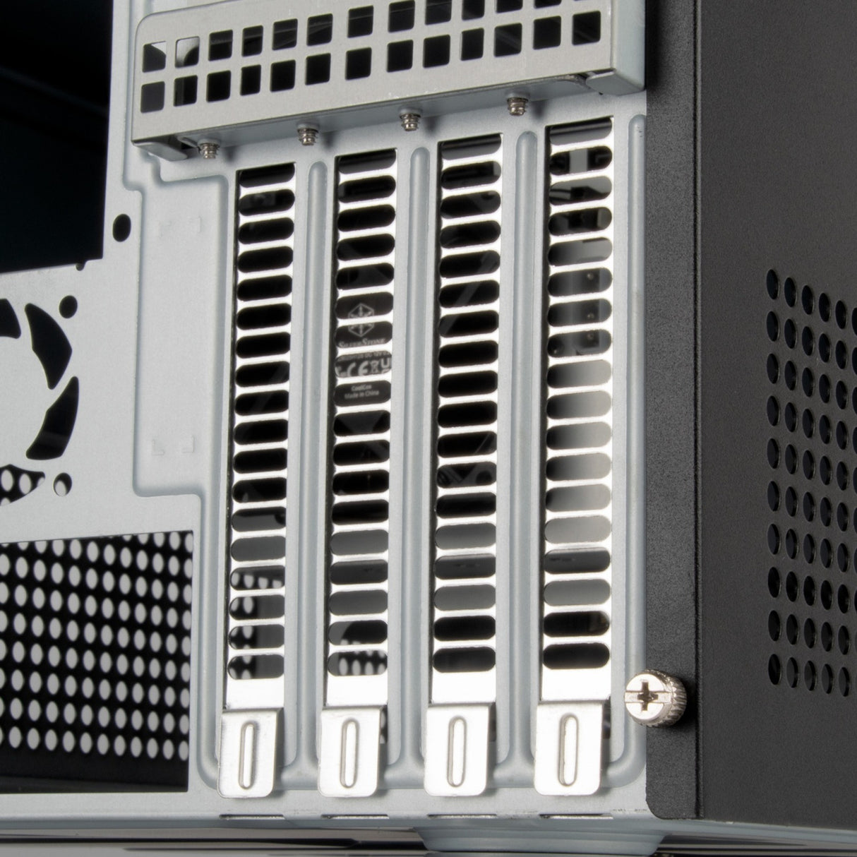 Silverstone sst-cs351 mini tårnhus (sort | 2x USB-A | 1x USB-C)