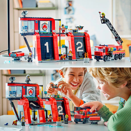 Lego city brandstation og brandbil - 60414