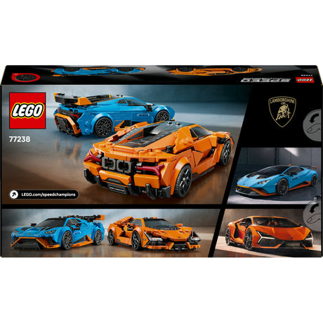 Lego® Speed Champions Lamborghini Revuelto og Huracán Sto - 77238