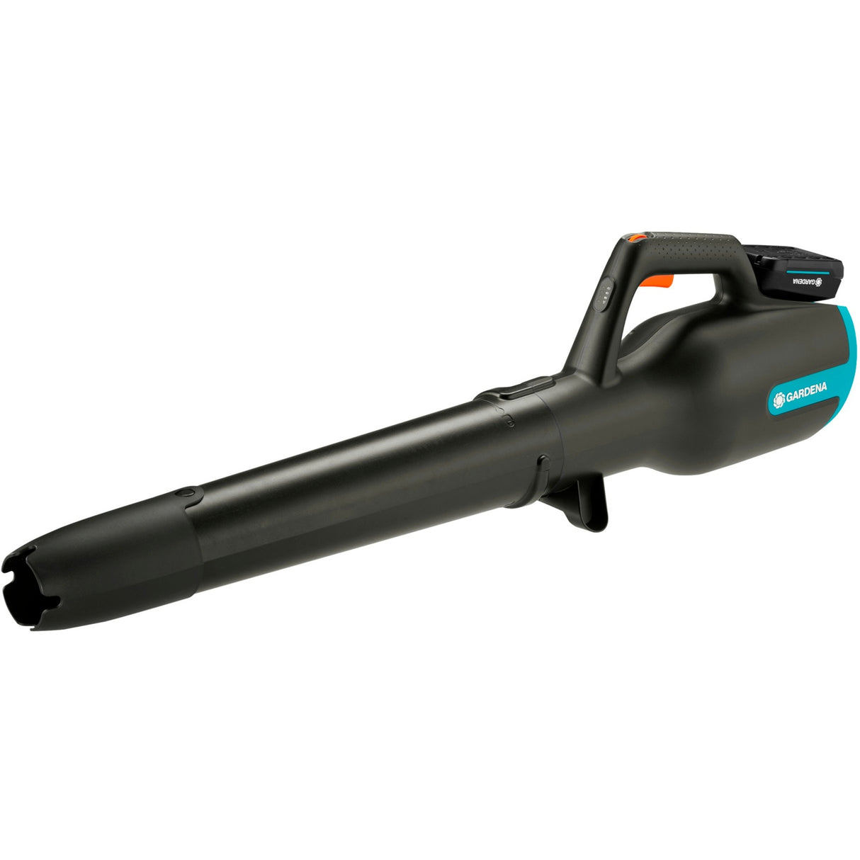 Gardena batteri løvblæser powerjet 18v p4a sæt (grå turkis, 14890-20, batteri inkluderet)