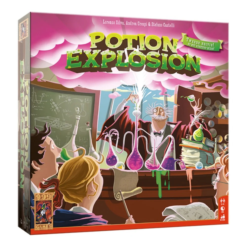 999spil 999 spil potion explosion brætspil (hollandsk, 2 - 4 spillere, 45 minutter, fra 8 år)