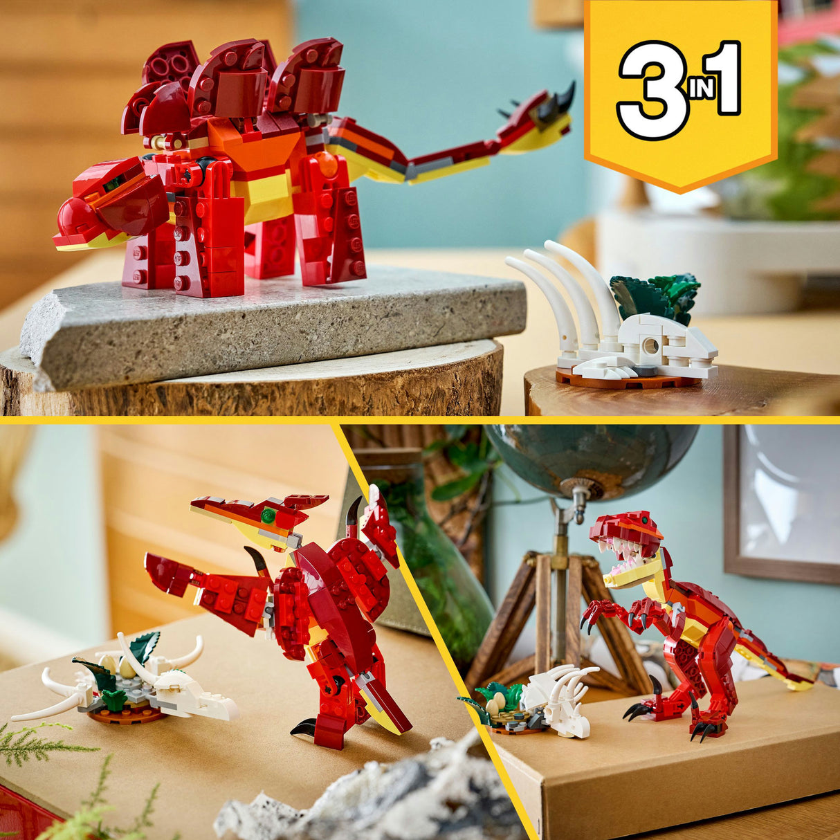 Lego grusom dinosaur byggelegetøj (31379)