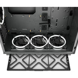 Sharkoon rgb midi tårnhus i rent stål (sort | 2x usb-a | rgb | vindue)