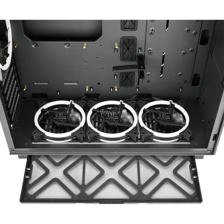 Sharkoon rgb midi tårnhus i rent stål (sort | 2x usb-a | rgb | vindue)