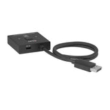 Club 3d displayport 2-in-1 bidirectionele 8k switch displayport switch (zwart)