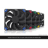 Noctua nf-a9x14 hs-pwm chromax.sort blæser (sort, 92 x 92 x 14 mm)