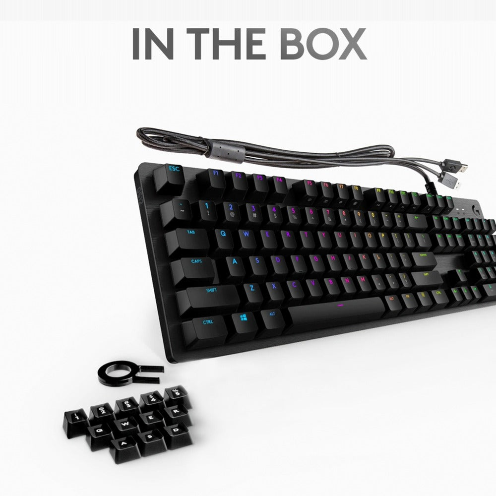 Logitech Logitech G512 Carbon LightSync RGB Mekanisk spiltastatur