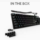 Logitech Logitech G512 Carbon LightSync RGB Mekanisk spiltastatur