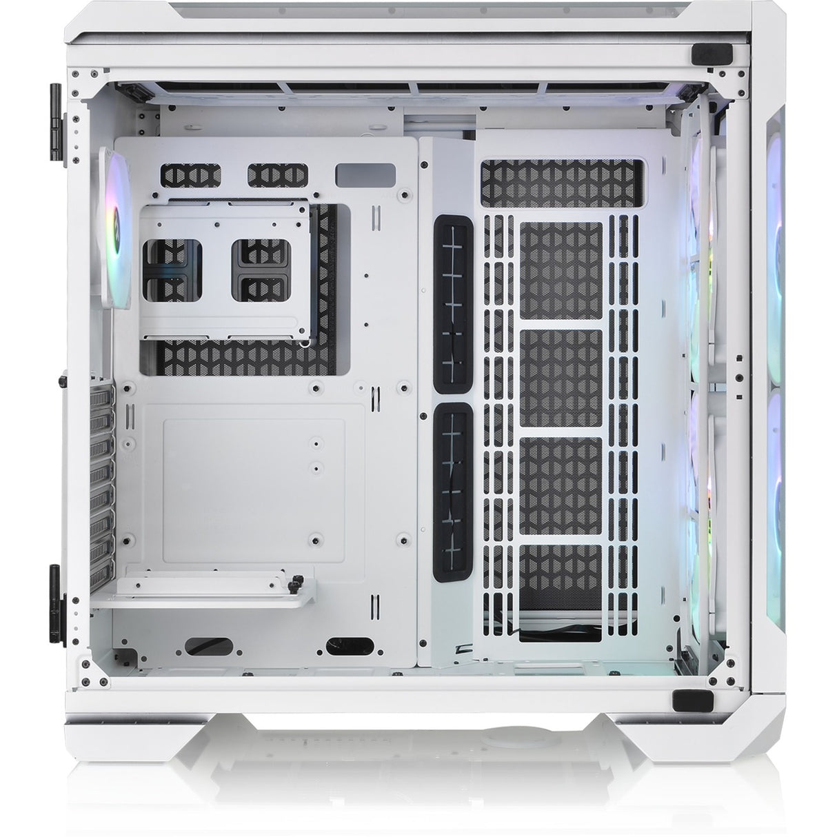 Thermaltake view 51 tg sne argb edition midi tårnhus (hvid | 4x USB-A | 1x USB-C | RGB | vindue)