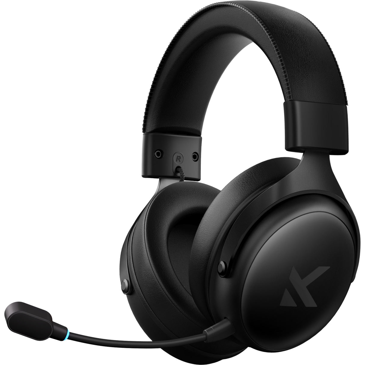 Mchose v9 trådløst over-ear gaming headset (sort, pc laptop playstation switch smartphone, 2,4 g bluetooth kabelført type-c)