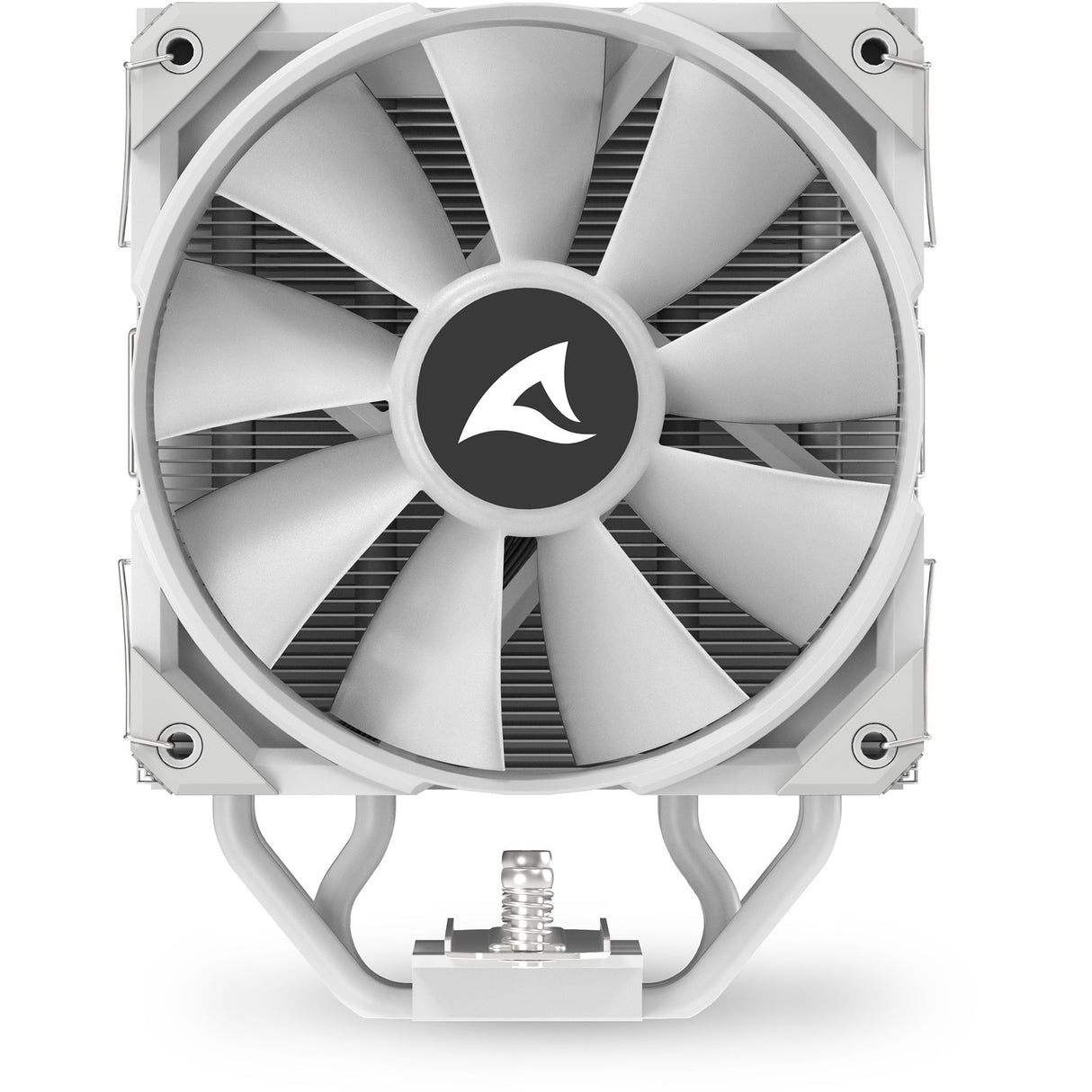 Sharkoon a40 rgb cpu køler (hvid, 4-benet pwm blæserstik)