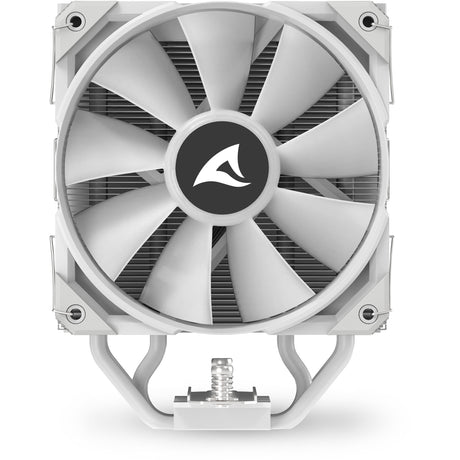 Sharkoon a40 rgb cpu køler (hvid, 4-benet pwm blæserstik)