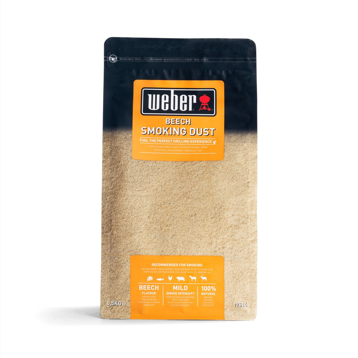 Weber rygende støv bøg røg træflis (500 g)