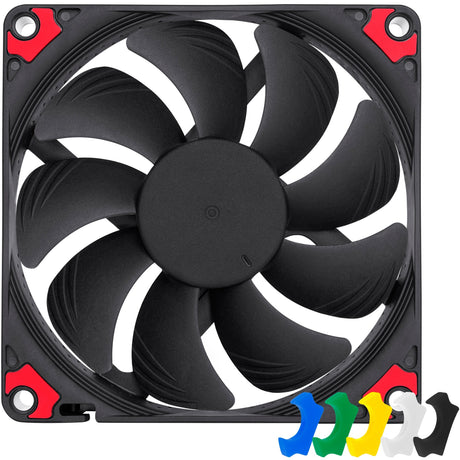 Noctua nf-a9x14 hs-pwm chromax.sort blæser (sort, 92 x 92 x 14 mm)