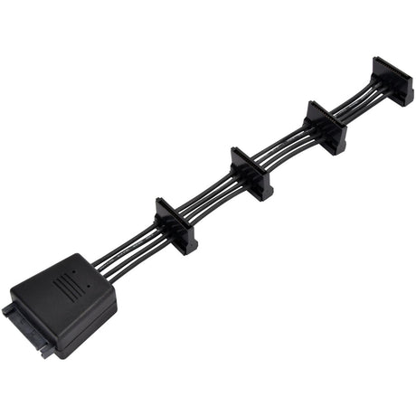 Silverstone sst-cp06-e4, 1x 15-benet SATA > 4x 15-benet SATA-kabel