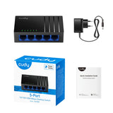 Cudy 5-ports gigabit desktop switch (sort)