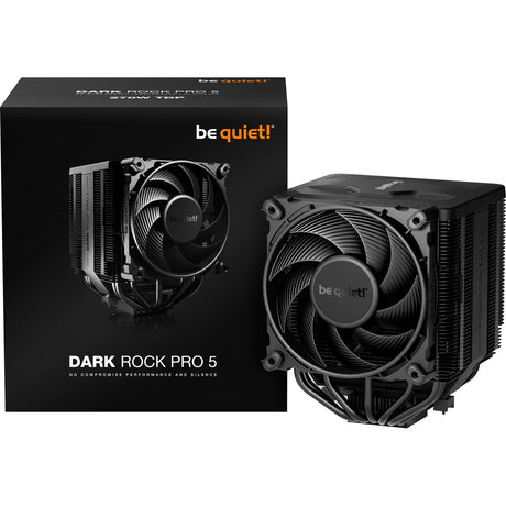 Vær stille! dark rock pro 5 cpu køler (sort, 4-benet pwm blæserstik)