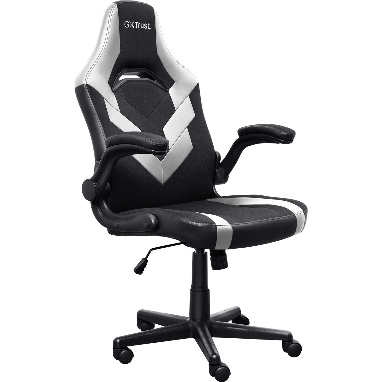 Trust GXT 703W Riye gaming stol (sort og hvid)