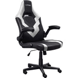 Trust GXT 703W Riye gaming stol (sort og hvid)