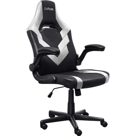 Trust GXT 703W Riye gaming stol (sort og hvid)
