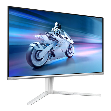 Philips Evnia 6000 27m2n6501l 00 26.5 gaming-skærm (hvid, 2x HDMI, skærmport, USB-A, USB-B, G-sync, 240Hz, QD-OLED)