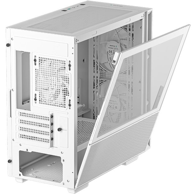 Deepcool ch360 mini tårnhus (hvid | 1x USB-A | 1x USB-C | RGB | vindue)
