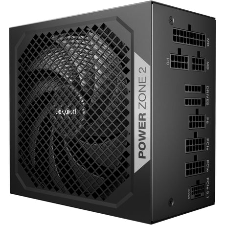 Vær stille! power zone 2 modulær 750 watt strømforsyning (sort, 1x 12v-2x6, 3x pcie)