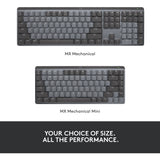 Logitech MX mekanisk tastatur (sort, amerikansk-internationalt layout (QWERTY), 100 %, Bluetooth)