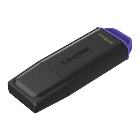 Kingston Data Traveler Exodia 512 GB USB-stick (sort lilla, USB-A 3.2 gen 1 (5 GBit s))
