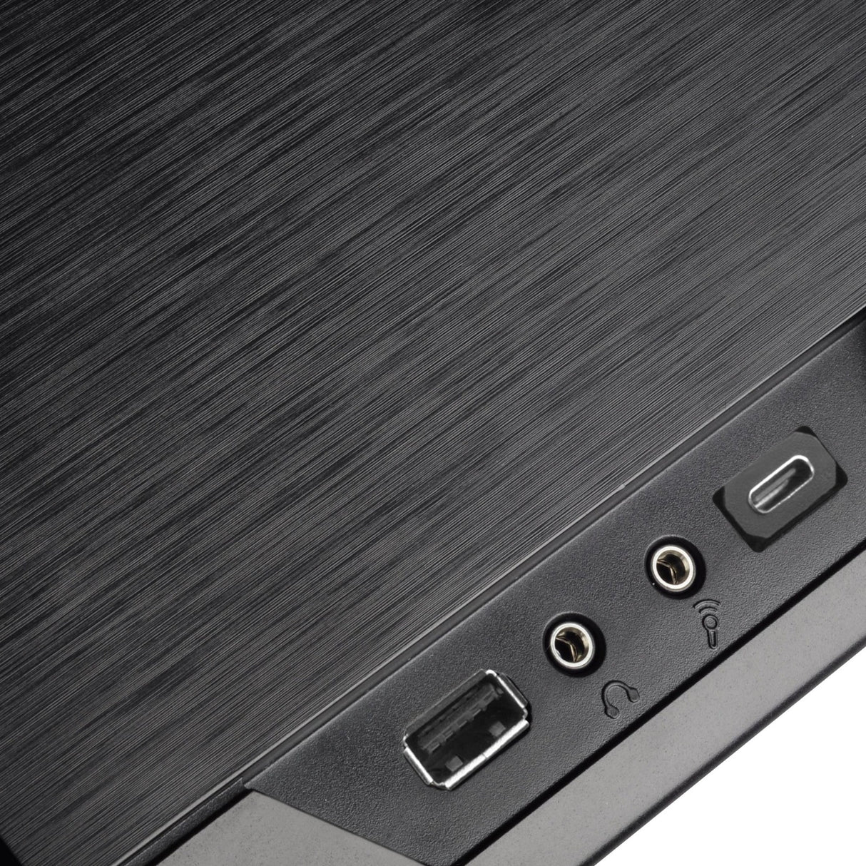 Silverstone SST-GD09B-C HTPC-hus (sort | 1x USB-A | 1x USB-C)