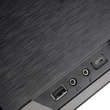 Silverstone SST-GD09B-C HTPC-hus (sort | 1x USB-A | 1x USB-C)
